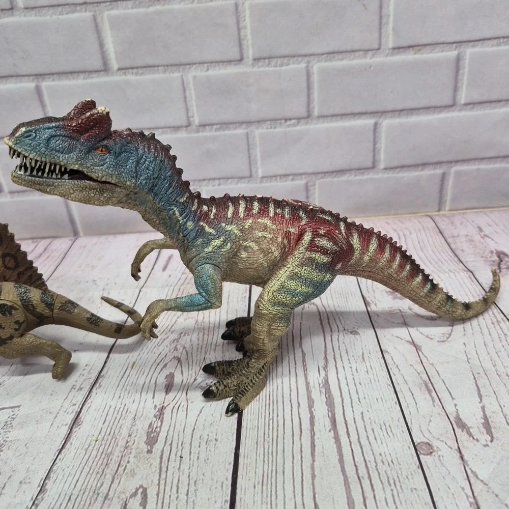 VTG Dinosaurs Lot Of 4, Movable Jaws, Wings, Legs